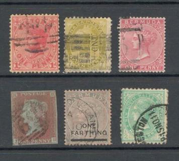 Victoria Era Postage Stamps - Fine Used, Hinged