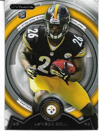 2013 TOPPS STRATA LEVEON BELL ROOKIE CARD