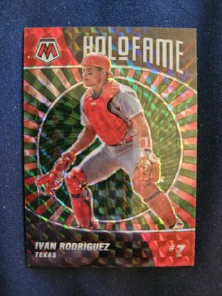 2022 Panini Mosaic Holo Fame Ivan Rodriguez