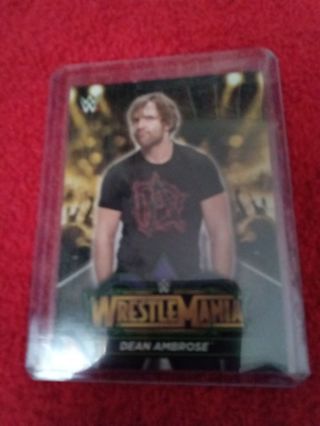 WWE Dean ambrose card from 2018