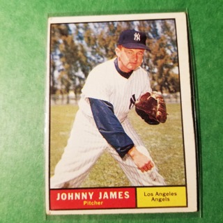 1961 - TOPPS BASEBALL CARD NO. 457 - JOHNNY JAMES - ANGELS