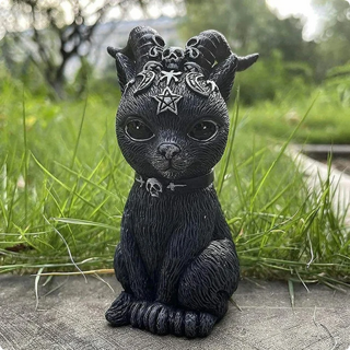 Black Cat Statue