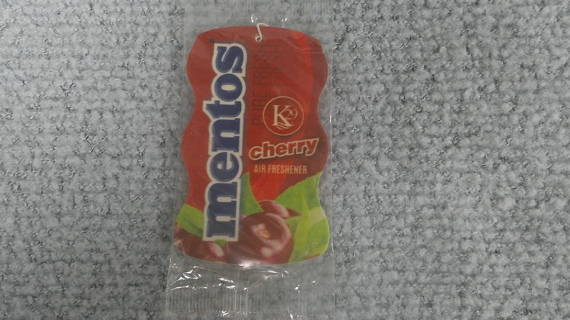 Mentos CHERRY Hanging Car Air Freshner