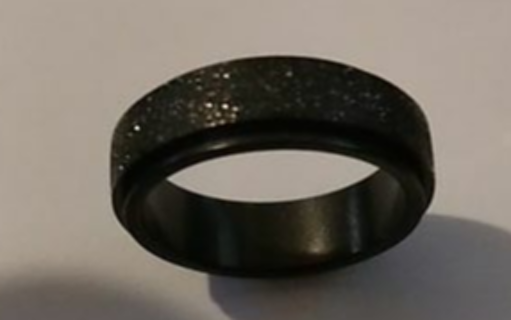 Stainless Steel Spinner Ring Size 6