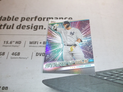 2024 Topps Series 1   Stars of MLB    Aaron Judge   insert  card  #  smlb -  13  New York Yankees