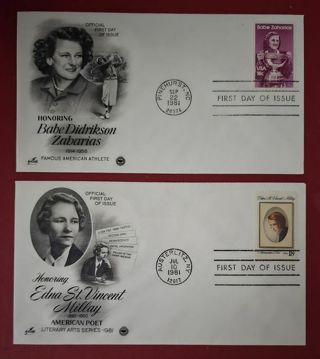 Six Women First Day Covers