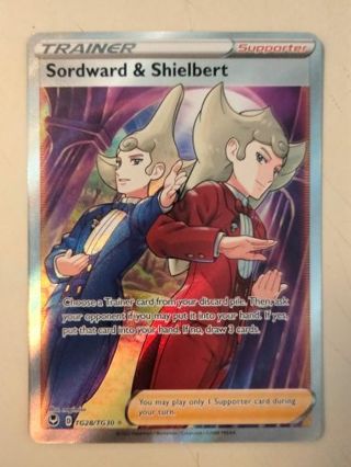 Sordward & shielbert tg28/tg30 NM holo pokemon