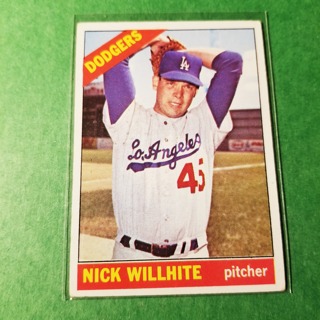  1966 - TOPPS BASEBALL CARD NO. 171 - NICK WILLHITE - DODGERS