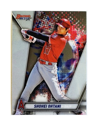 SHOHEI OHTANI CHROME FOIL 2019 BOWMAN'S BEST #33, ANGELS, ROY, 2X MVP!