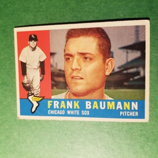 1960 - TOPPS BASEBALL CARD NO. 306 - FRANK BOWMANN - WHITE SOX