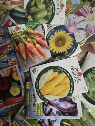 60+ Packs of Seeds