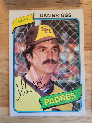 80 Topps Dan Briggs #352