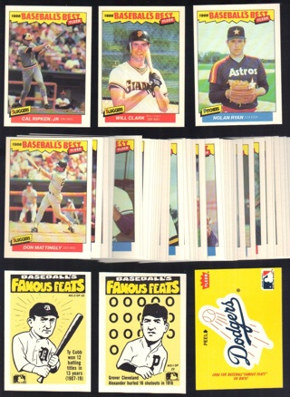 1986 Fleer Baseball's Best Sluggers vs. Pitchers 44-Card Boxed Set - Brand New and Unopened