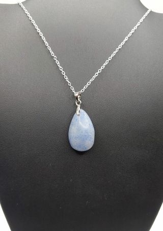 Beautiful Real Natural Solid Aquamarine Stone Pendant