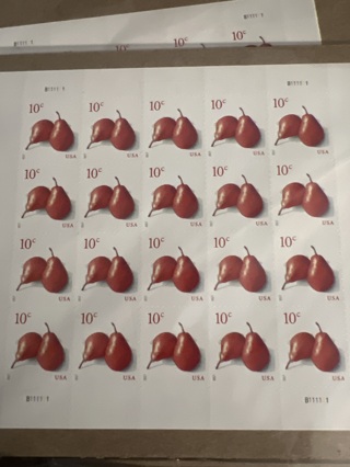 Ten 0.10 [Pears] Stamps. New and Unused! --Free To Ship--