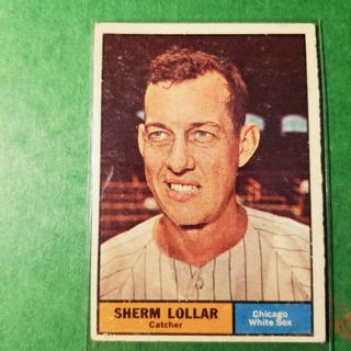 1961 - TOPPS BASEBALL CARD NO. 285 - SHERM LOLLAR - WHITE SOX