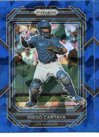 2023 Panini Prizm Diego Cartaya Blue Ice