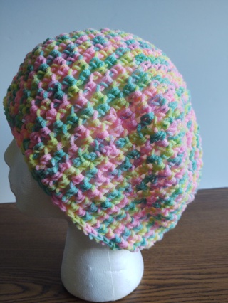 Hand Crocheted Slouch Hat 