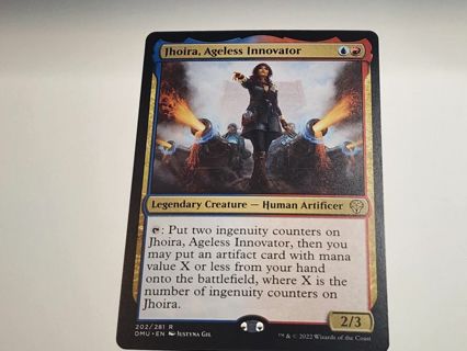 Magic the gathering mtg Jhoira Ageless Innovator rare Dominaria United