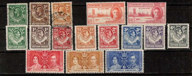 Northern Rhodesia Old Stamps King George 5 & 6