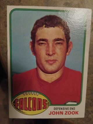 1976 TOPPS J9HN ZOOK ATLANTA FALCONS FOOTBALL CARD# 119