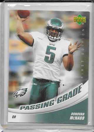 Donovan McNabb 2007 Upper Deck Passing Grade#PG-DM