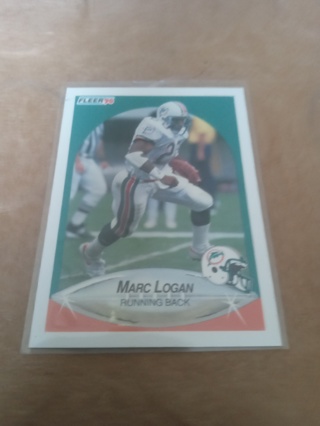 Marc Logan Dolphins Card