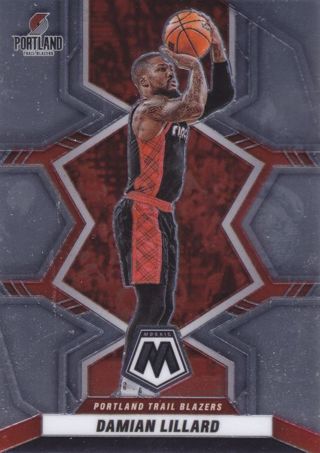 Damian Lillard 2021-22 Panini Mosaic Portland Trail Blazers