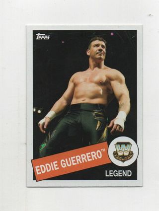 2015 Topps Heritage Eddie Guerrero #19 WWE Superstar Legend