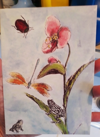 Pretty Art Notecard with Envelope