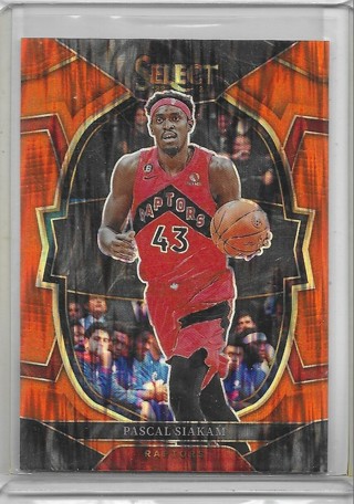 Pascal Siakam 2022-23 Select Prizm Orange Flash #48