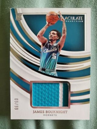 2021-22 Panini Immaculate Collection Remarkable Rookie Jersey James Bouknight