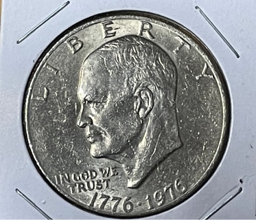 1976 Bicentennial Eisenhower Dollar AU