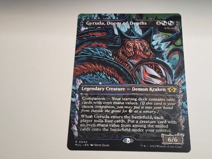 Magic the gathering mtg Gyruda Doom of Depths showcase March of the Machine