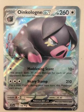 Oinkologne ex 158/198 rare holo nm