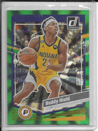 Buddy Hield 2023-24 Donruss Holo Green Laser #109