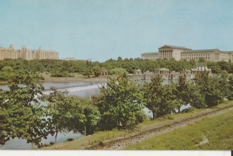 Vintage Unused Postcard: g: Aquarium & Art Museum, Philadelphia, PA