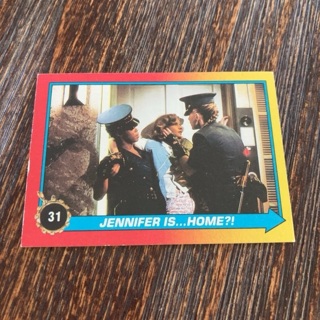 1989 Topps Back to the Future Part II - [Base] #31 Jennifer is...Home?!