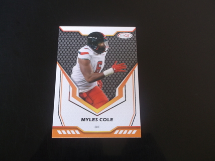 2024 Sage High Series   Myles Cole  card   # 148   texas  tech 