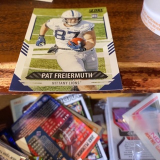 2021 score Pat friermuth rookie football card 