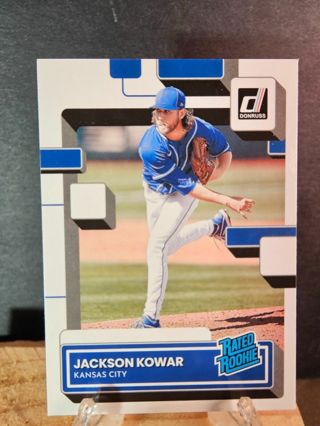 2022 Donruss JACKSON KOWAR Rated Rookie #46 Royals RC Baseball Card