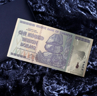 Zimbabwe Gold Foil Commemorate Banknotes