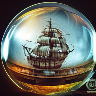 Listia Digital Collectible: Pirate Ship Crystal Ball