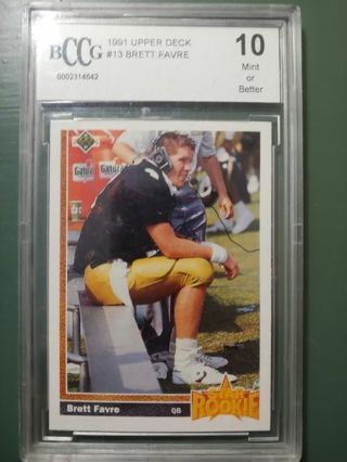 Brett Farve RC Graded 10