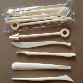 5 Pcs/Set Polyform Sculpey Oven Bake Plastic Tools Set For Shaping Children Babies Polymer Clay