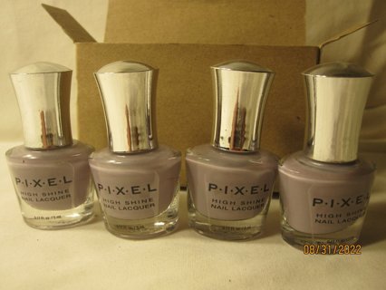 Pixel High Shine Nail Lacquer #181: Virtual Violet - Brand New box of 4