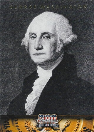 2012 Americana Heroes and Legends #1 George Washington