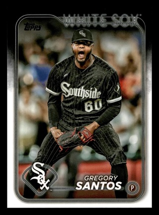 2024 Topps Series 1 Gregory Santos #276 Chicago White Sox