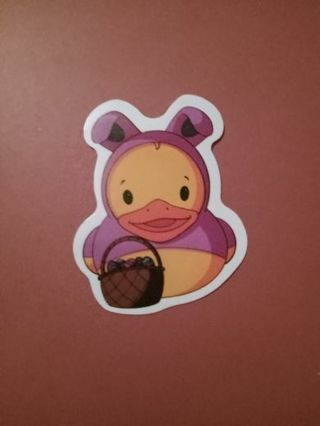 Bunny duck sticker #50