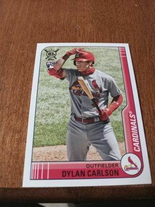 2021 Dylan Carlson Rookie Card